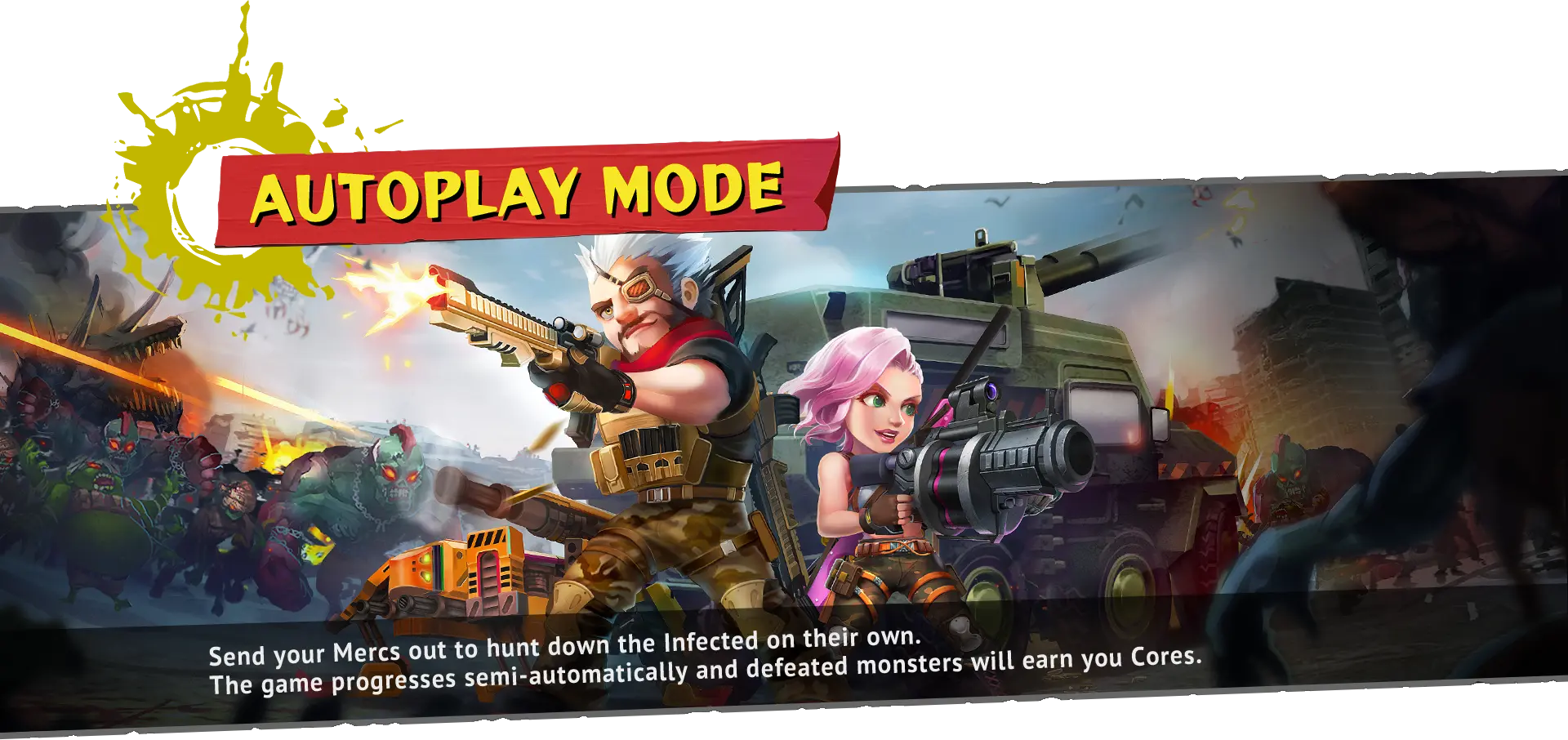 Crypt Busters Auto play mode screen image