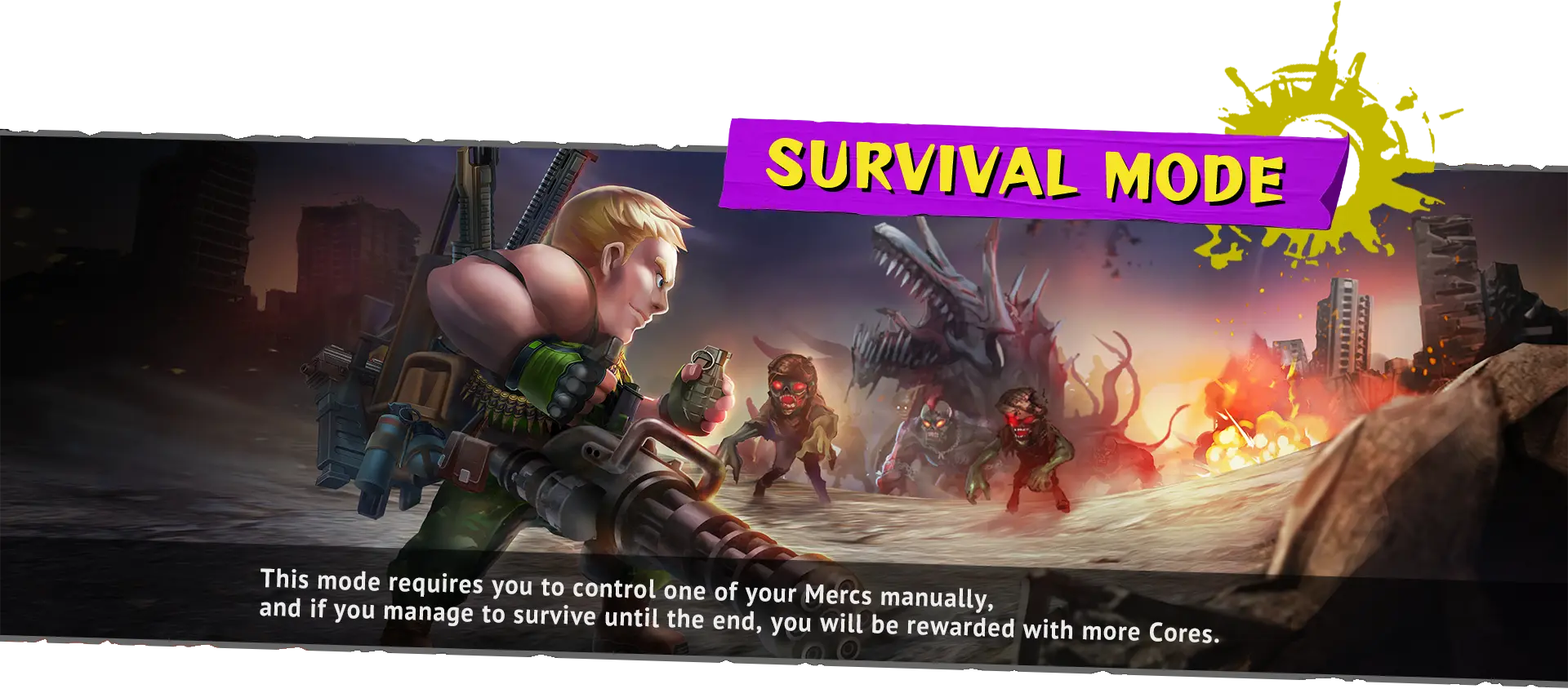 Crypt Busters Survival Mode screen